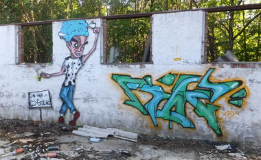 Graffiti Wall - Photo by noc - wolf, noc, character (2014)