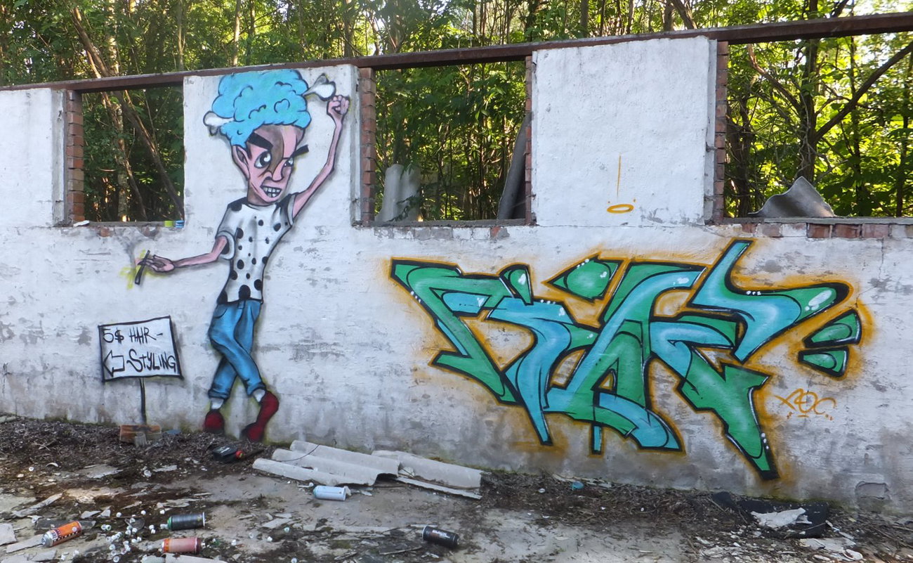 Graffiti Wall - Photo by noc - wolf, noc, character (2014)