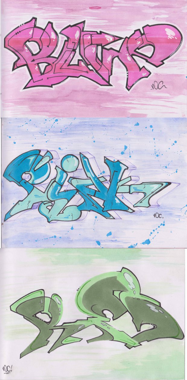 Graffiti Bombing - Photo by noc - noc, colour, blind (2014)