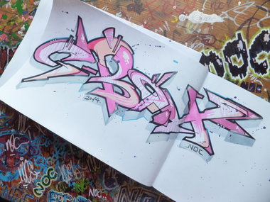 Graffiti Sketch - Photo by noc - G-BOX, noc, style (2014)