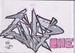 Graffiti Sketch - Photo by noc - lup1, battle, sketch (2014)