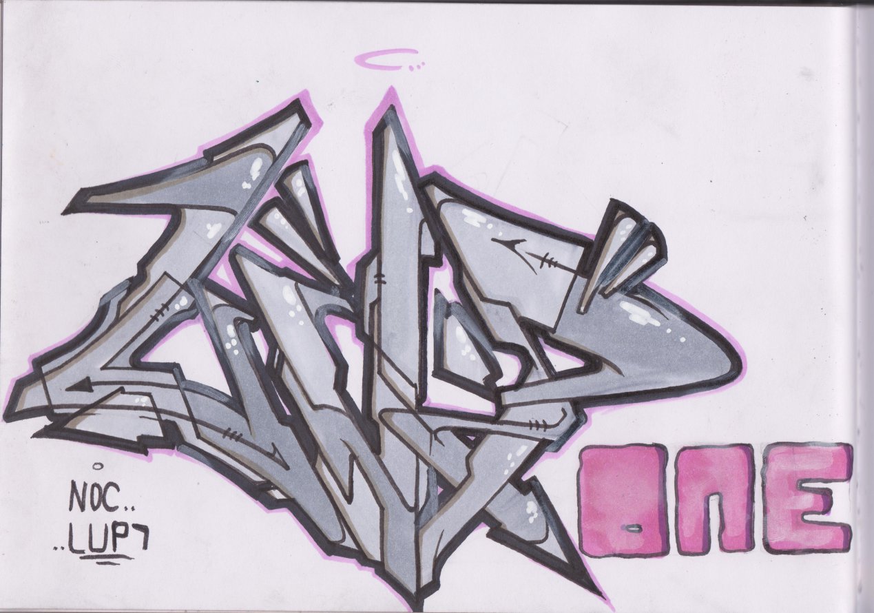 Graffiti Sketch - Photo by noc - lup1, battle, sketch (2014)