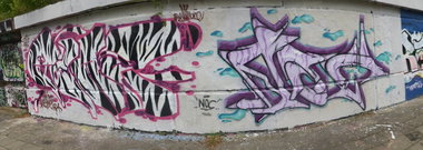 Graffiti Wall - Photo by noc - royal-bone, lka, crew (2014)