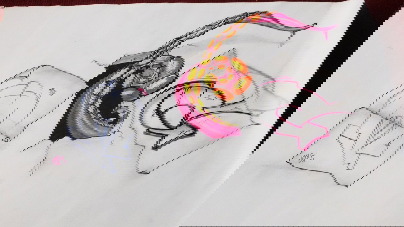 Graffiti Sketch - Photo by noc - noc, tentakel, sketch (2014)