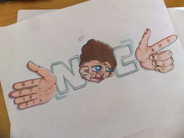 Graffiti Sketch - Photo by noc - noc, sketch, hands (2015)