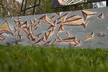 Graffiti Wall - Photo by noc - noc, gold, poland (2016)