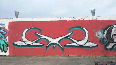 Graffiti Wall - Photo by noc - mauerpark, chrome, style