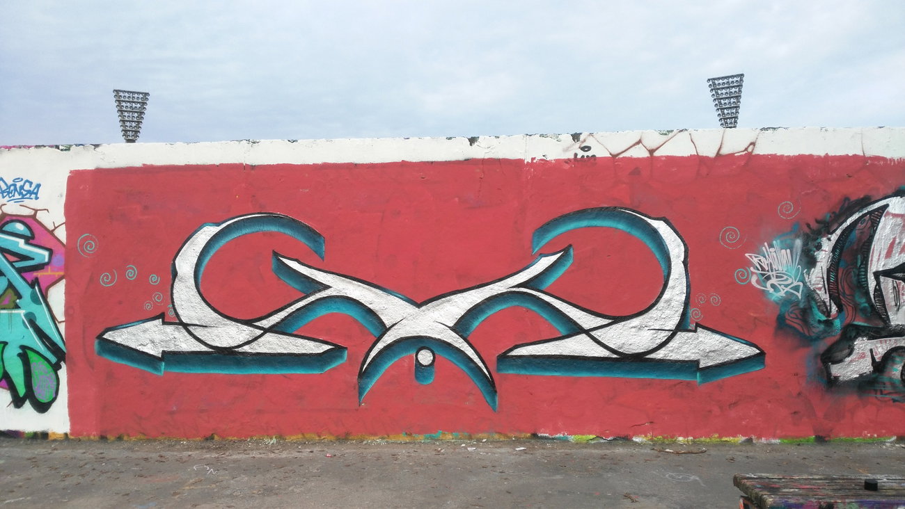 Graffiti Wall - Photo by noc - mauerpark, chrome, style