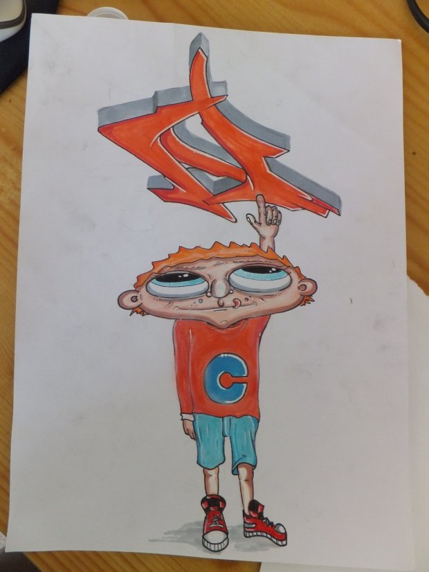 Graffiti Sketch - Photo by noc - touch, the, style (2015)