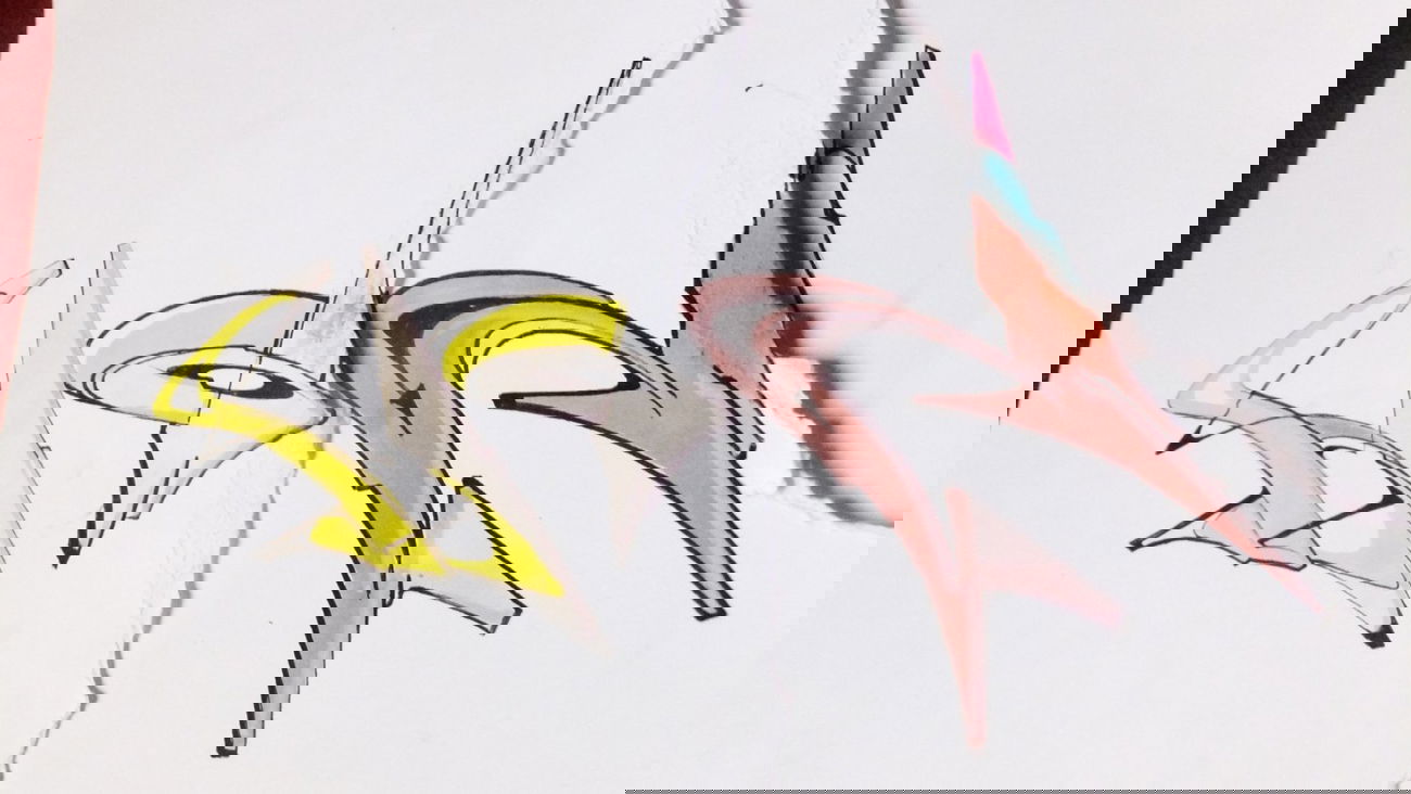 Graffiti Sketch - Photo by noc - sketch, broken, paper (2015)