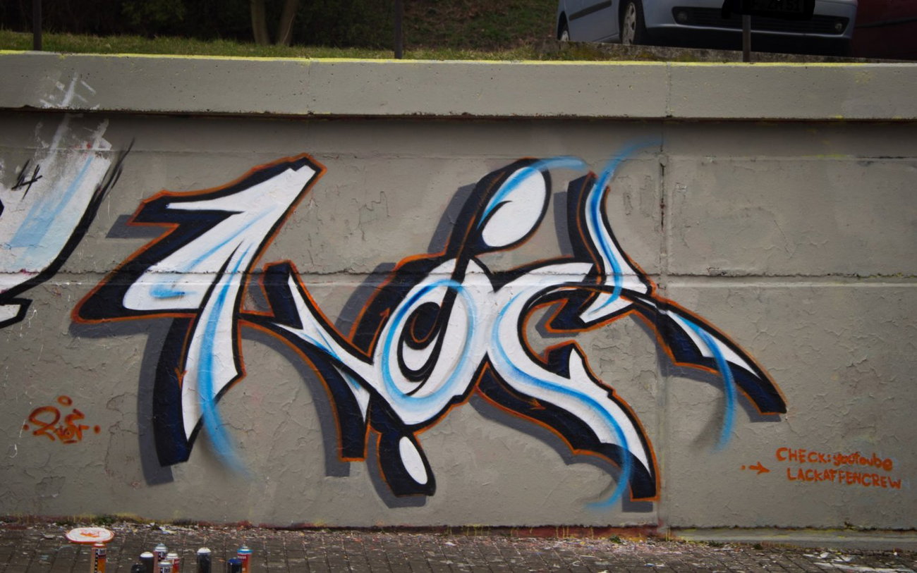 Graffiti Wall - Photo by noc - noc, lackaffencrew, ffo (2015)