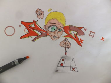 Graffiti Sketch - Photo by noc - lackaffencrew, lackaffen, 2015 (2015)