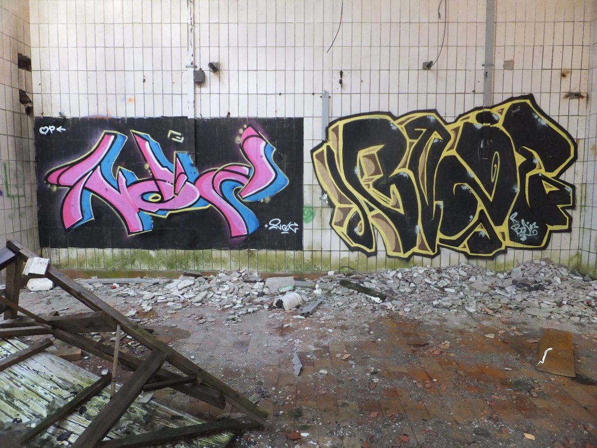 Graffiti Wall - Photo by noc - noc, royal-bone, lackaffencrew (2015)