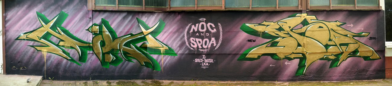 Graffiti Wall - Photo by noc - 2016, frankfurt(oder), spoare153 (2016)
