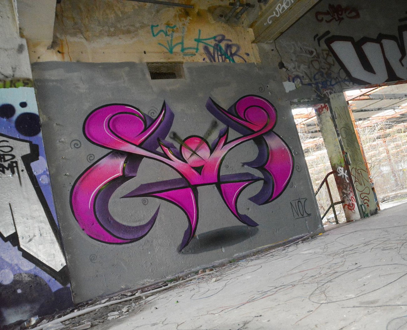 Graffiti Wall - Photo by noc - berlin, freestyle, stylewriting