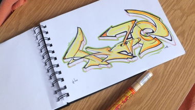 Graffiti Sketch - Photo by noc - fast, noc, sketch (2015)