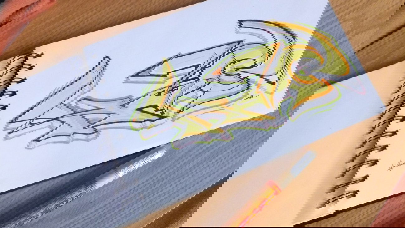 Graffiti Sketch - Photo by noc - fast, noc, sketch (2015)