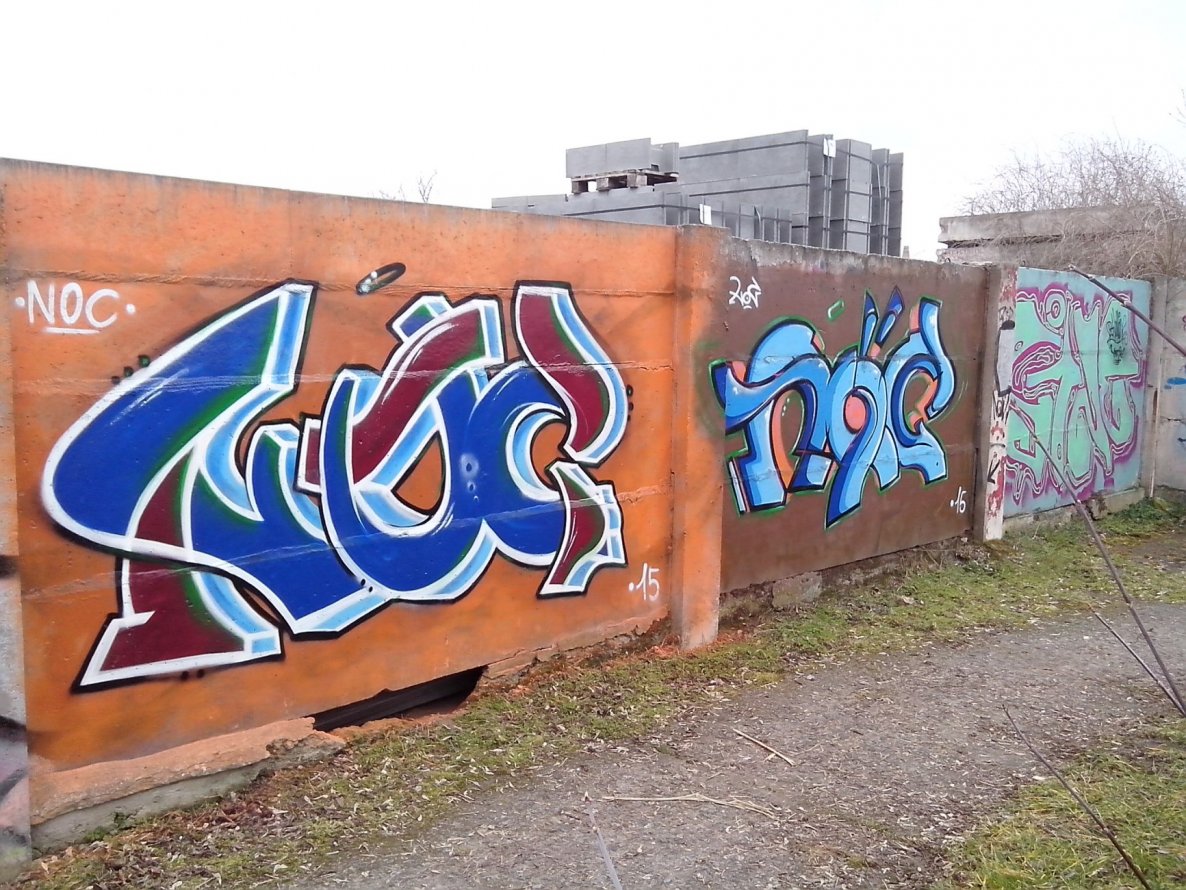 Graffiti Wall - Photo by noc - 2, noc, lackaffencrew (2015)