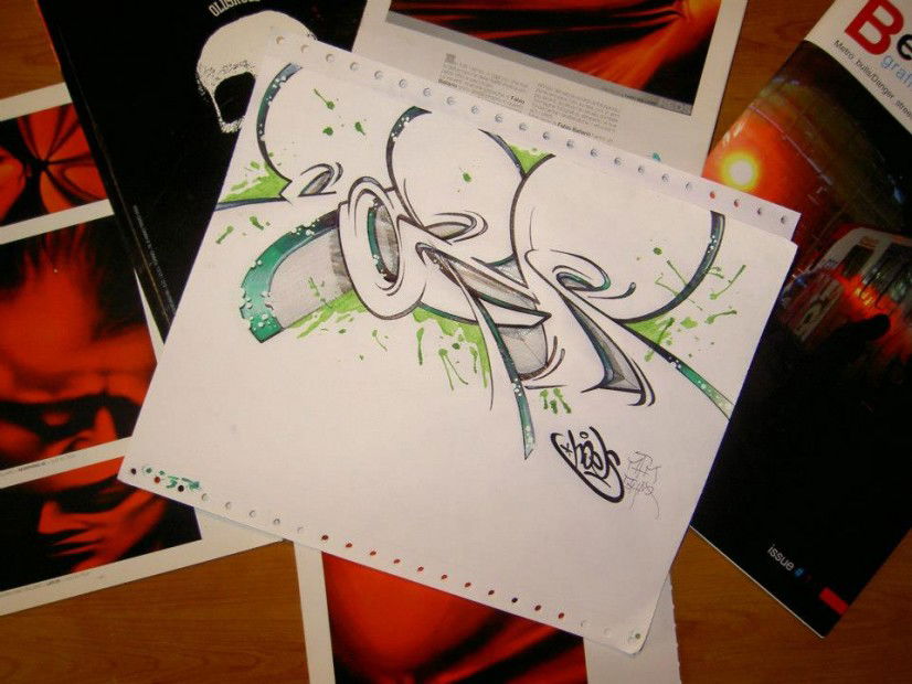 Graffiti Sketch in Italy - Photo by noels_afa - noels, afa, crew (2013)