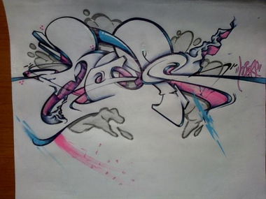 Graffiti Sketch in Italy - Photo by noels_afa - noels, afa, crew (2013)