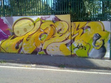 Graffiti Wall in Enna - Photo by noels_afa - noels, afa, crew (2012)