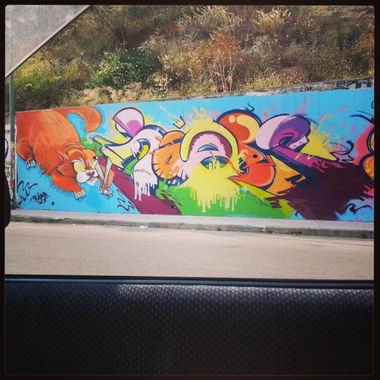 Graffiti Wall in Enna - Photo by noels_afa - noels, afa, crew (2013)