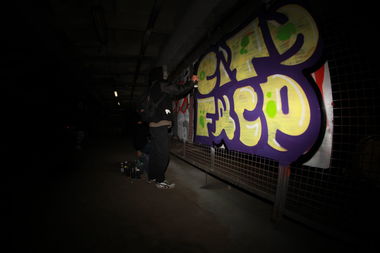 Graffiti Bombing in Ukraine - Photo by noizone - city, face (2012)