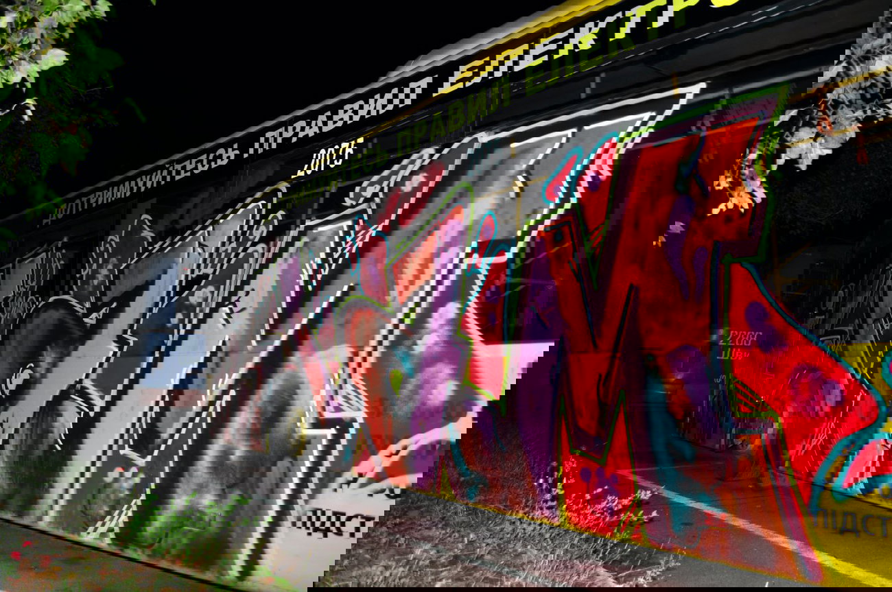 Graffiti Train - Photo by nomer - nomer, zhitomir, trolley (2013)