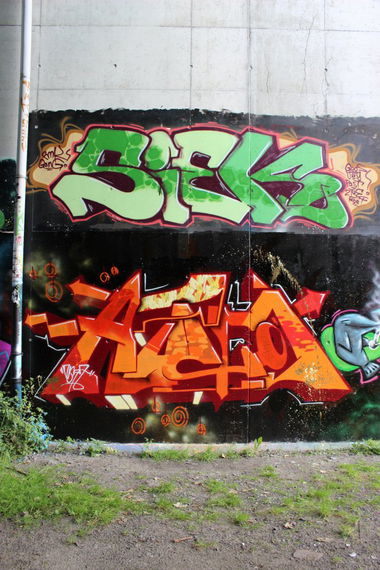 Graffiti Wall - Photo by noname77 - atem, noname, nn (2014)