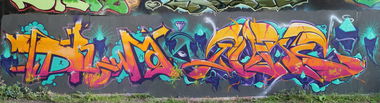 Graffiti Wall - Photo by noname77 - drum, zobe, nn (2014)