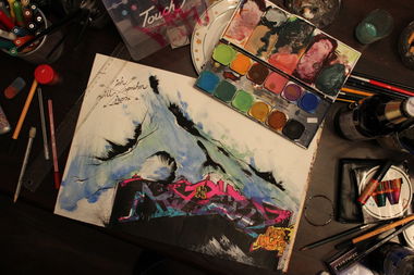 Graffiti Sketch - Photo by noname77 - past, noname, 77 (2014)