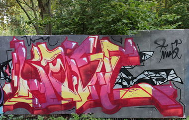 Graffiti Wall - Photo by noname77 - kase, noname, 77 (2014)