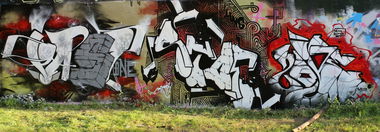 Graffiti Wall - Photo by noname77 - past, stoe, zobe (2014)