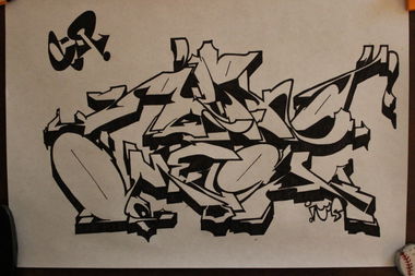 Graffiti Sketch - Photo by noname77 - noname, 77, iws (2014)