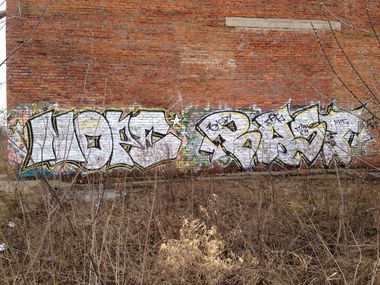 Graffiti Wall in Tula - Photo by nope - nope, bast (2014)