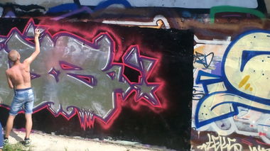 Graffiti Wall in Simferopol - Photo by note