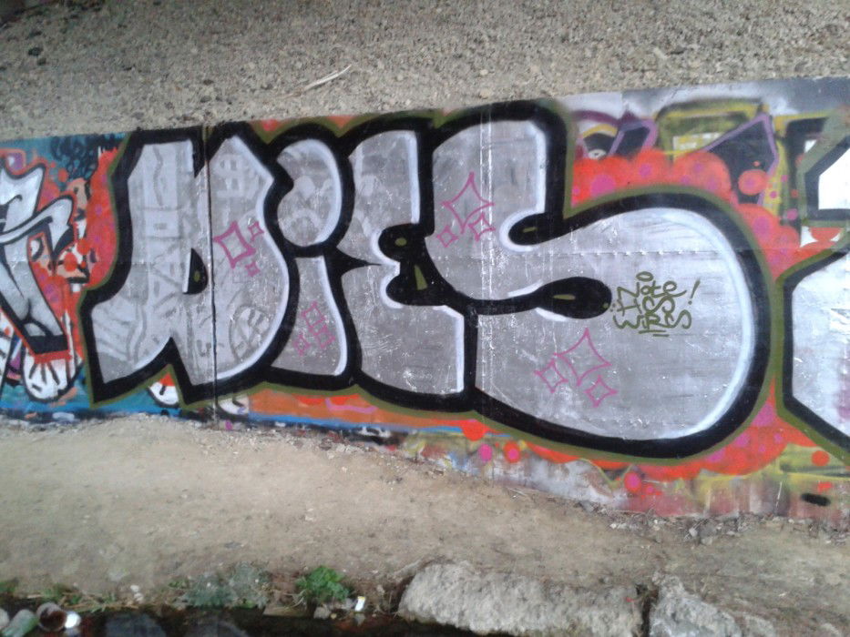 Graffiti Bombing in Simferopol - Photo by note - die, crew