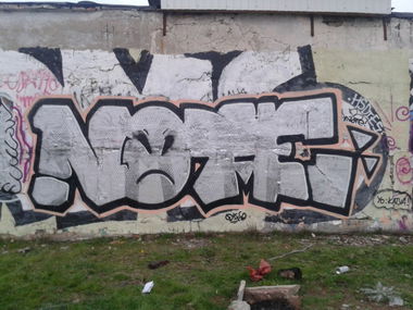 Graffiti Bombing in Simferopol - Photo by note - note, die, crew