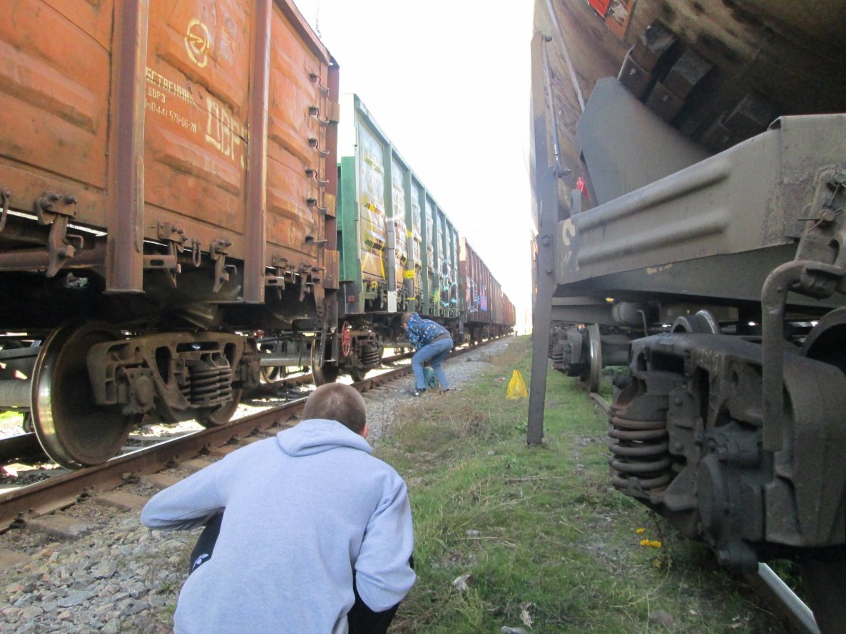 Graffiti Train - Photo by note - atmosphere, outside, iks (2013)