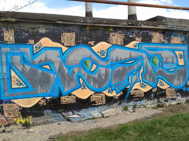 Graffiti Wall - Photo by note - Note, outs (2014)