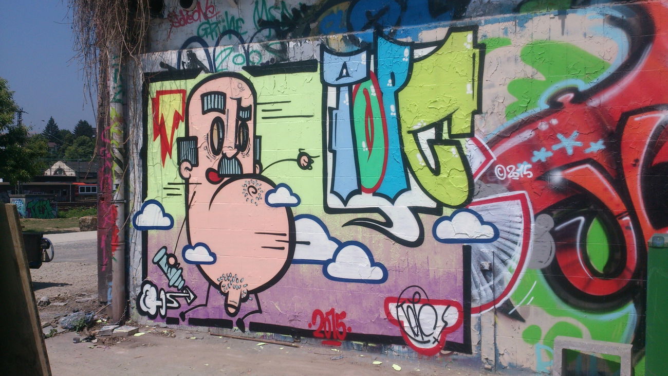 Graffiti Wall - Photo by notyourdarling - Topc, top, Schlachthof (2015)