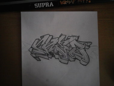 Graffiti Sketch - Photo by noway2stop