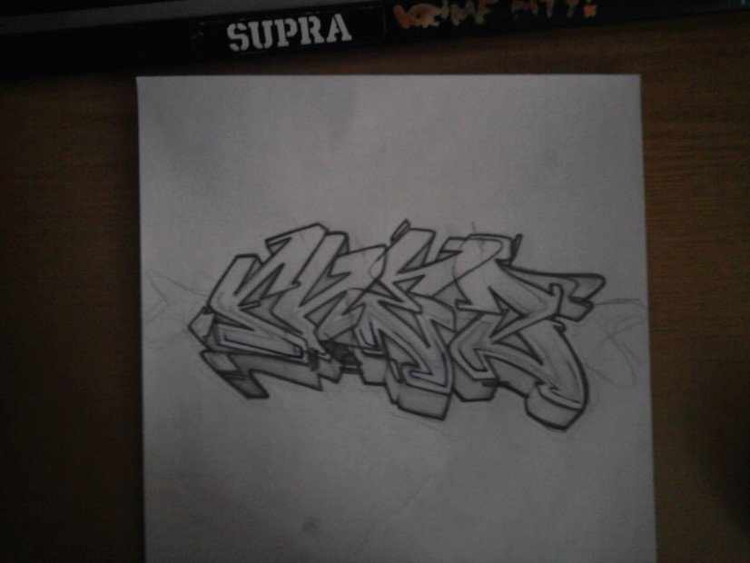 Graffiti Sketch - Photo by noway2stop