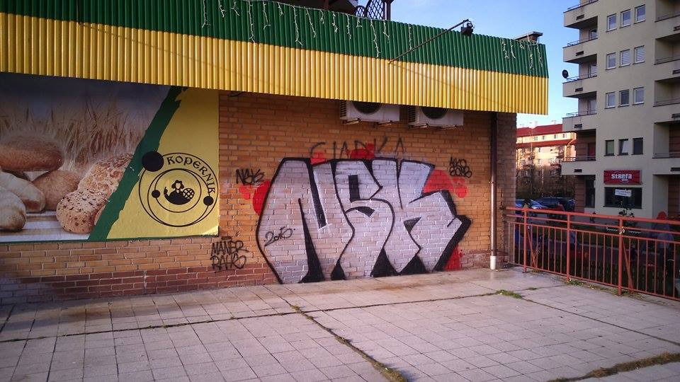 Graffiti Bombing in Polska - Photo by nskay - roadside, nsk, nskcrew (2015)