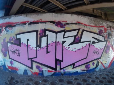 Graffiti Wall - Photo by nuke - nuke, nukeone, pink (2015)