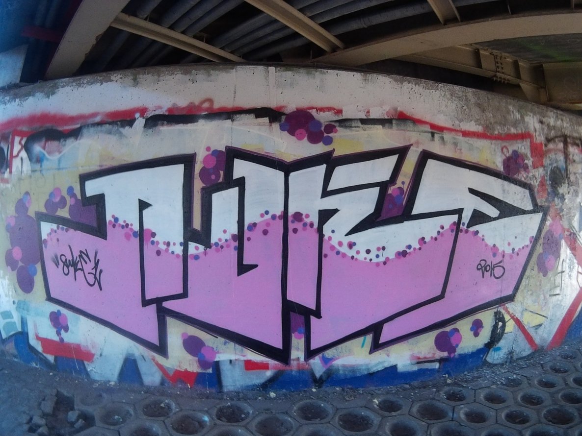 Graffiti Wall - Photo by nuke - nuke, nukeone, pink (2015)