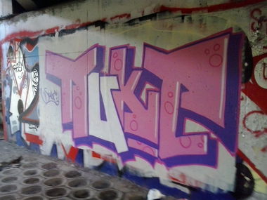 Graffiti Wall in Warsaw - Photo by nuke - nuke, nukeone, piece (2014)