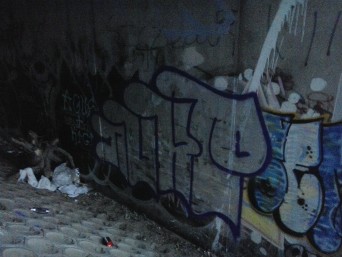 Graffiti Wall - Photo by nuke - throwup, nuke, nukeone (2014)