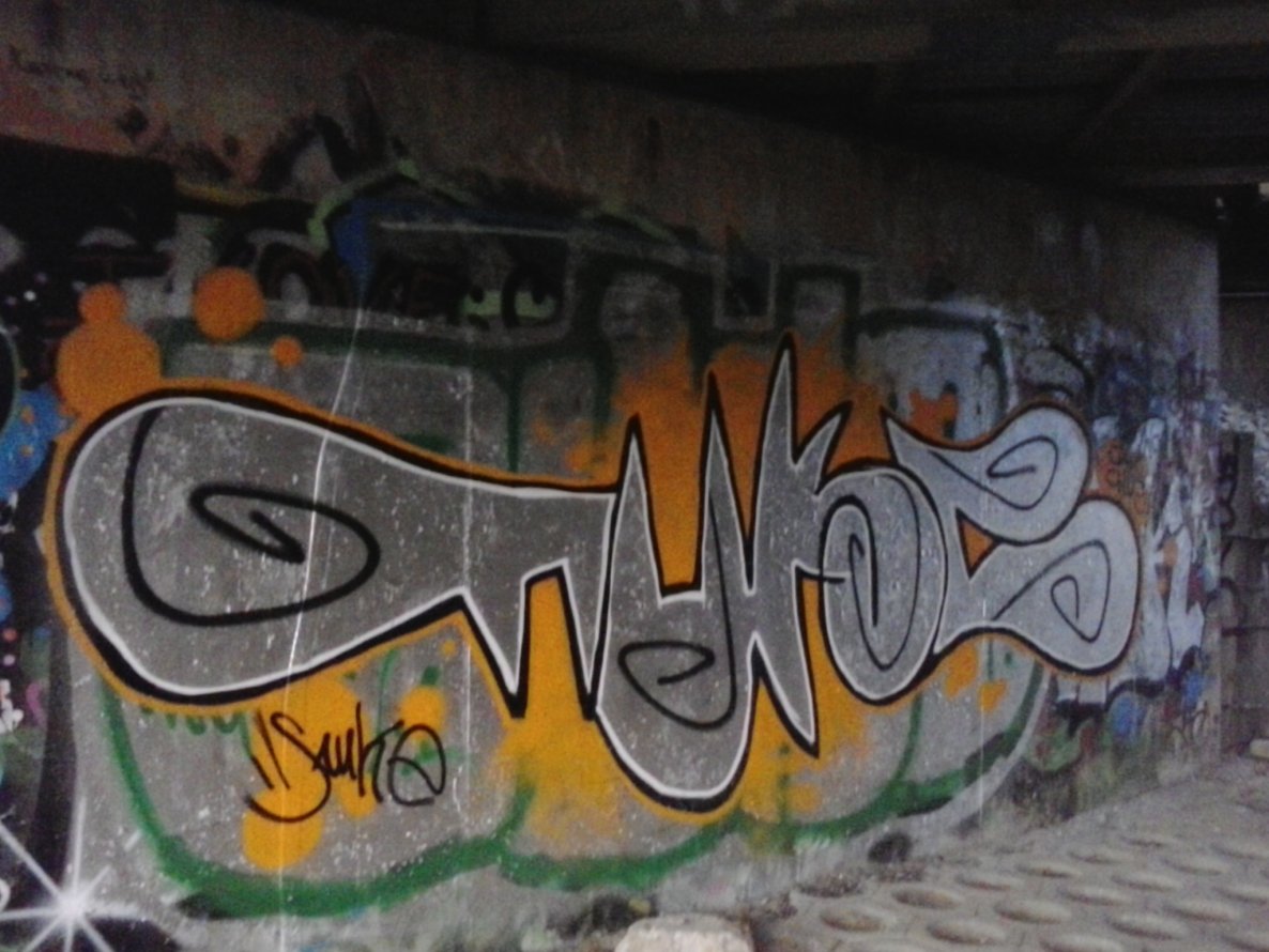 Graffiti Wall in Warsaw - Photo by nuke - nuke, nukeone, chrome (2014)