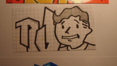 Graffiti Sketch - Photo by nuke - nuke, nukeone, vaultboy (2014)